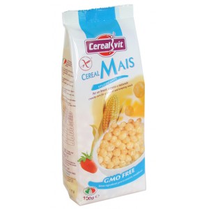 Bezlepkové křupavé kukuřičné kuličky Cerealvit (IT...