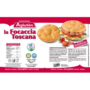 Bezlepková toskánská focaccia Nove Alpi (ITA) 40-A...