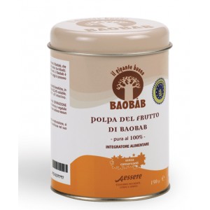 Baobab BIO - 100% dužnina plodu v dóze Aessere (IT...