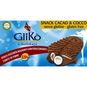 Bezlepkové sušenky kakaovo-kokosové DIA Nove Alpi ...