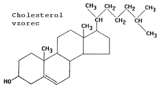 Vzorec cholesterolu